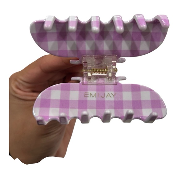 Emi Jay Sweetheart Hair Clip – Daisy Pink Picnic Edition - Picture 2 of 3